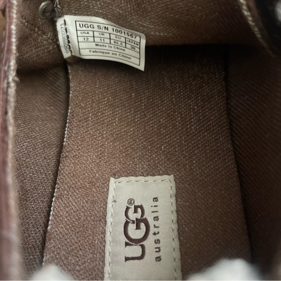 UGG Australia Mens Vanowen Sneaker Shoes Brown Leahter Lace Up Low Top Size: 12 - Picture 12 of 12